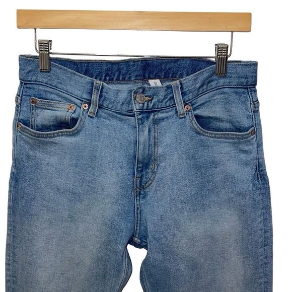 Weekday Womens Body High Rise Bleecker Cone Mom Jeans Light Wash Size 29‎ - Picture 2 of 13